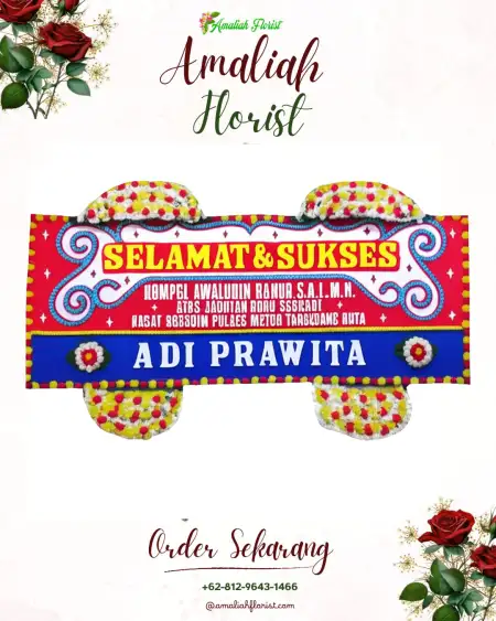 Papan Bunga Ucapan Selamat Rama Indra