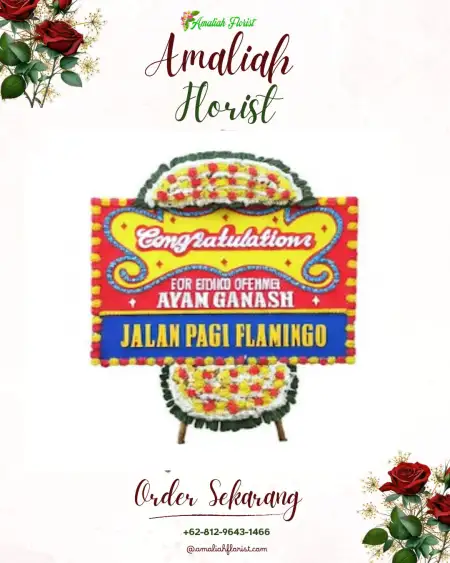 Sewa Papan Bunga Rama Indra